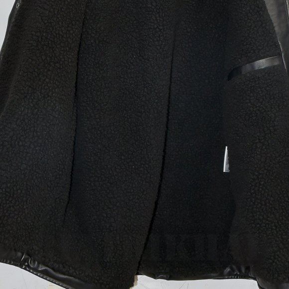 Men's Faux Leather Jacket - Black‎ Levi's - Picture 8 of 10